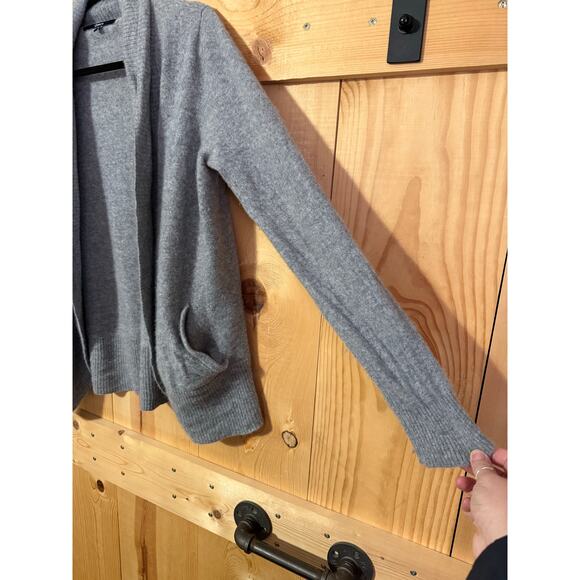 Quince Mongolian Cashmere Open Cardigan Sweater Gray Women’s XL - Picture 7 of 7